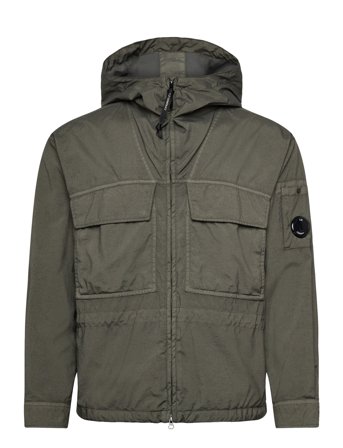C.P. Company Taylon P Hooded Overshirt - Khaki green - XS