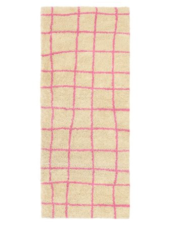 Grid 80X200 Pieni Beige/Roosa Eteisen Matot