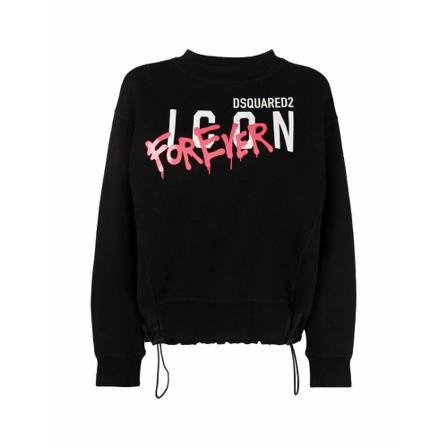 Dsquared2, Sweater Czarny, Kobieta, Rozmiar: S