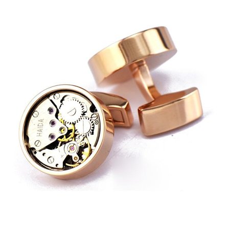 Mansjettknappklokke Bevegelse Klokke Mann Skjorte Håndledd Krage Vintage Sta