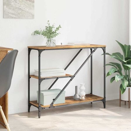 Konsolbord Gammalt trä 88,5 x 30 x 75 cm Konstruerat trä