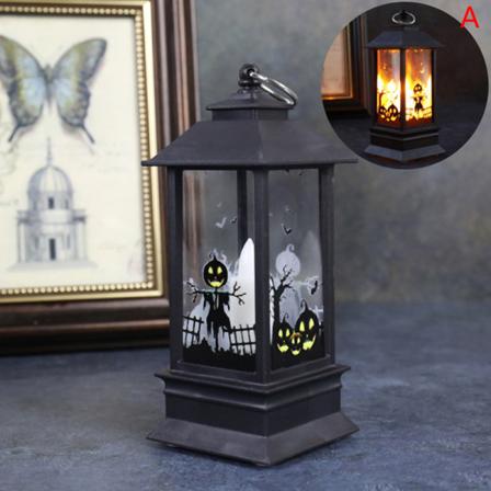 Halloween Lights Pumpkin Horror Ghost Wind Lantern Diy Hängande