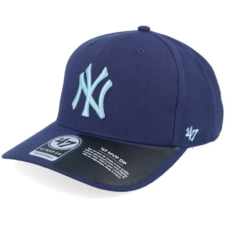 47 Brand - MLB Blå adjustable Caps - New York Yankees MLB Zone 47 Mvp Dp Light Navy Adjustable @ Hatstore