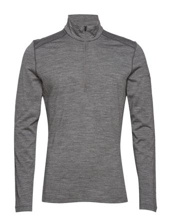 Men 200 Oasis Ls Half Zip Base Layer Tops Grå Icebreaker