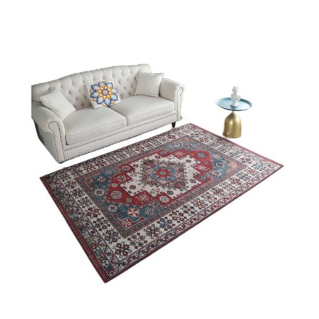 Etnisk amerikansk landlig vintage tæppe, ideelt til stue, soveværelse, hjemmekontoret, køkkenrengøringsområde tæppe, 3X2 fod