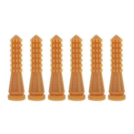 6 st Fjäderfä Plockningsfingrar Ersättning Plockare Gummi Pinne Hårborttagare Fjäderfä Plockare Tillbehör-WELLNGS