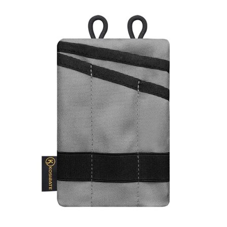 Taktisk EDC-väska Mini Plånbokskort Nyckelbälte Midjepaket Bärbar Svart Ljusgrå