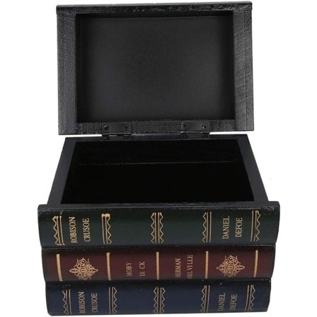 Galaxy Förvaringslåda, Boklåda Vintage Förvaringslåda, Bokattrapp Dekorativ Bok, Förvaringslåda/NT/