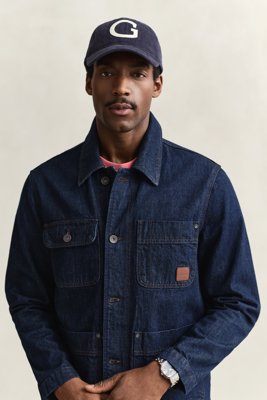 GANT - G Badge-caps til herre evening blue