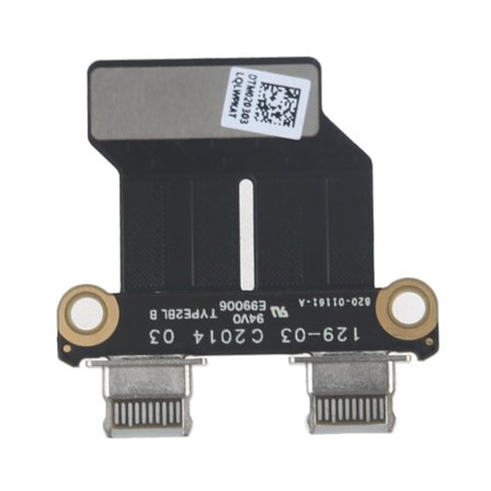 Ny USB-C-kontakt Strøm for DC-kontakt 821-01658-03 821-01658-A kompatibel for Macbook Air 13" A1932 Sent 2018 Midten av 2019