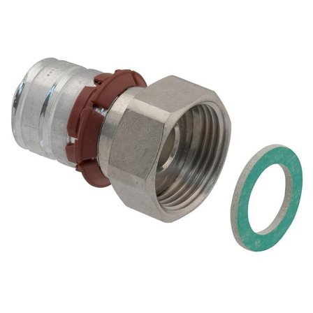 Uponor 1873391 Presskobling 25 x 25 mm, med løpemutter, Installasjon