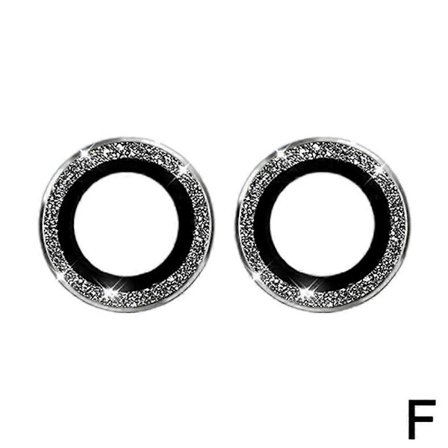 För Samsung Galaxy Flip 5 Kameralinsskydd 2-pack Härdat Glas Metallring Skydd Max Skydd Skalvänligt (h})