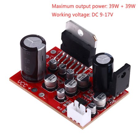 TDA7379 Stereo Power Amplifier Board Modul DC 12V 39W+39W NE55