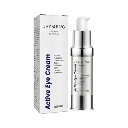 Jaysuing Aktiv Ögonkräm Anti-rynk Ögonkräm Stramar Åt Huden Runt Ögonen Minskar Fina Linjer, Påsar Under Ögonen, Mörka Ringar Under Ögonen Och Hy