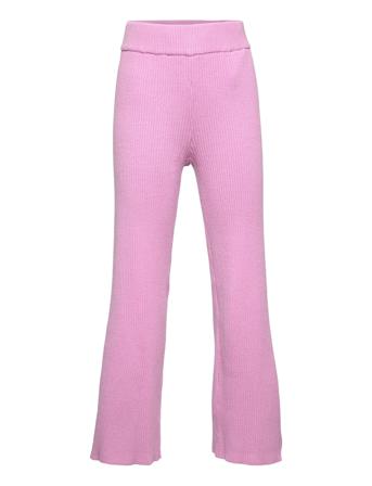 Nkfnikosta Knit Wide Pant Bukser Lilla Name It