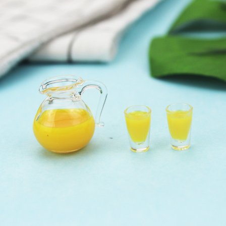 1:12 /1:6 Dukkehus Miniatyr Scene Modus Juice Sett Leke