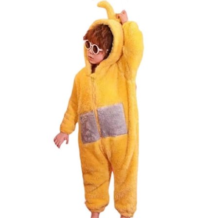 Anime Teletubbies Kostyme 7-14 År Gamle Barn Søte Jul Pyjamas Soveklær Gutter Jenter Soveklær Onesie - Perfekt