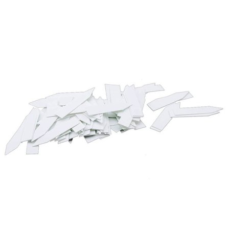 100 kpl 5x1cm kasvien merkit Yksinkertaiset värikkäät kasvien merkit Klassinen kestävä puutarha Kukka ruukku Siemen vedenpitävät kasvien merkit