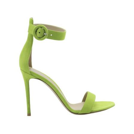 Gianvito Rossi, Sandals Groen, Dames, Maat:40 EU,suede