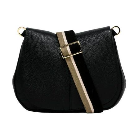 Gianni Chiarini, Helena Round Bag Zwart, Dames, Maat:ONE Size