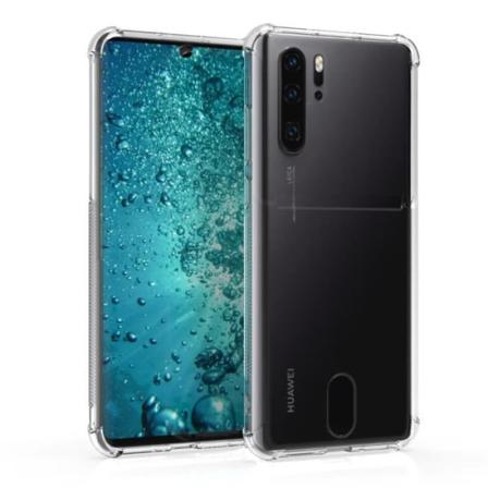 kwmobile Fodral Kompatibel med Huawei P30 Pro - Genomskinligt Silikontelefonskal Transparent