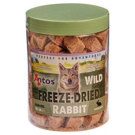Antos WILD Frysetørket Kanin - 90g