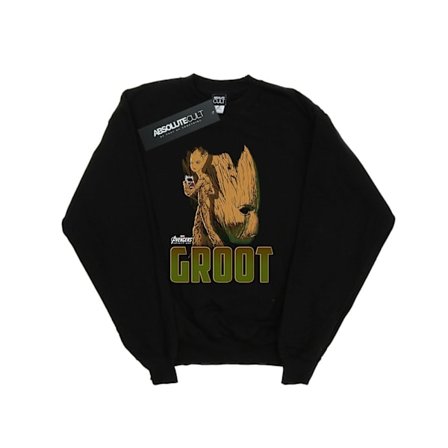 Marvel Boys Avengers Infinity War Groot Karaktär Sweatshirt 7-