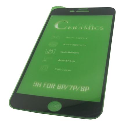 2-PAKK keramisk skjermbeskytter HD 0,3 mm iPhone 6 Plus Transparent/Genomskinlig