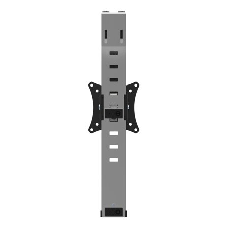 StarTech Cubicle Monitor Mount, Cubicle Wall Single Monitor Hanger, Up to 34" VESA Mount Display, Height Adjustable Ergonomic Office Cubicle Hanging