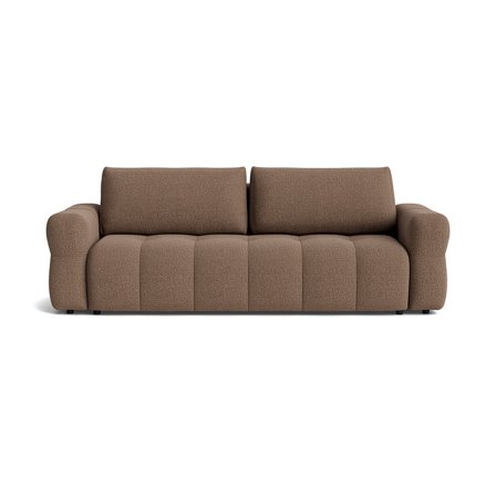 Taranto 3 personers sovesofa, opbevaring - Nordic Brun - 248x105x90 - Sofa, sovesofa