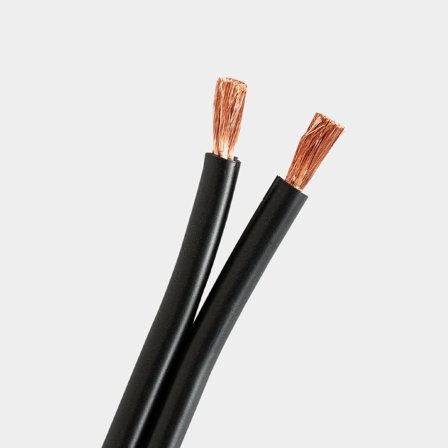 Cavo per altoparlante Proson, rame privo di ossigeno (OFC / Oxygen Free Copper), al metro, senza connettori, nero