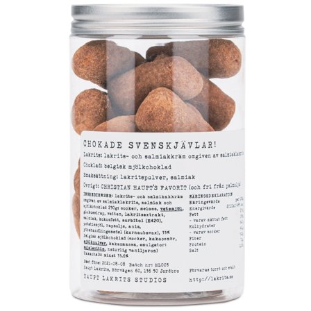 Haupt lakrits Chokolade Svenskjävlar! 250 g | KitchenOne