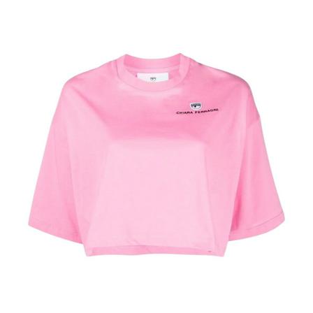 Chiara Ferragni Collection T-Shirt rosa, Dam, Dam, Storlek: M