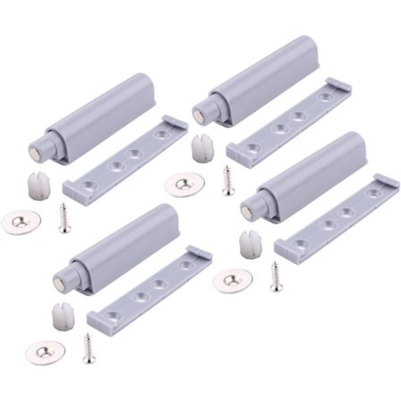 10 stk. skabslåge-dørstopper skuffe tryk magnetisk touch lås magnetiske touch låse til skuffemagnet