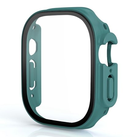 Apple Watch Ultra cover with tempered glass screen protector - Official Green
