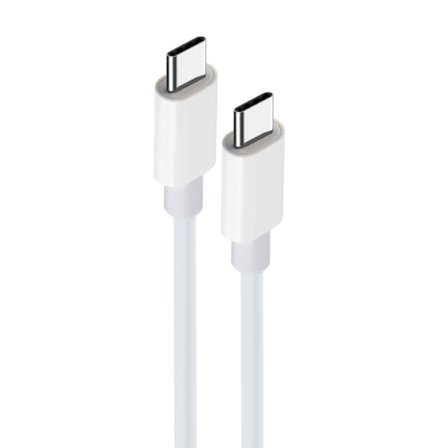 Maxlife MXUC-05 laddkabel USB-C - USB-C, 2m 60W, vit