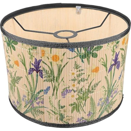 Bambus Lampeskærm Dekorativt Printet Lampeskærm til Hængelampe Pendellampe