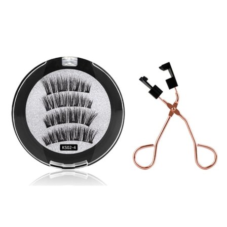 CDQ Magnet lösögonfransar limfria med set, lösögonfransar