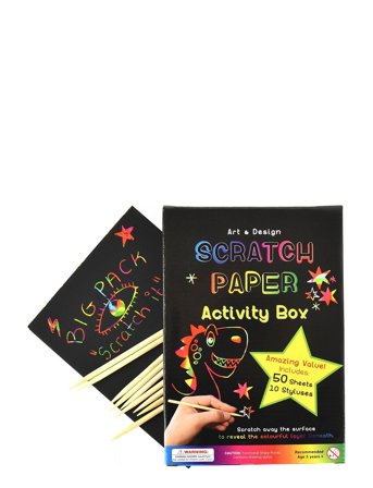 Robetoy Scratch It 50Pcs A5 - Multi/patterned - ONE SIZE