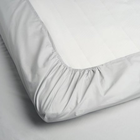 Åhléns Home Dra-på-lakan LJUVLIG 120x200 cm Grå ONESIZE