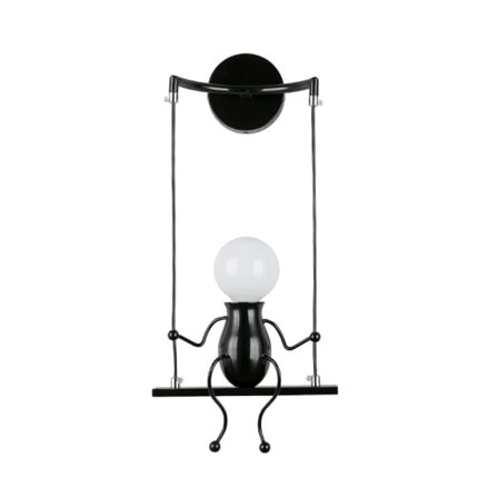 Kreativ Humanoid Vägglampa Modern Led Vägglampa Enkel Ljus (