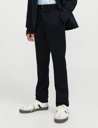Jack & Jones Jjejaxon Jersey Trouser Noos Jnr - Navy - 158