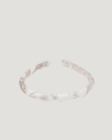 Dark Department Velvet Hair Band Thin Beige Accessoarer Tjej - Kids Brand Store