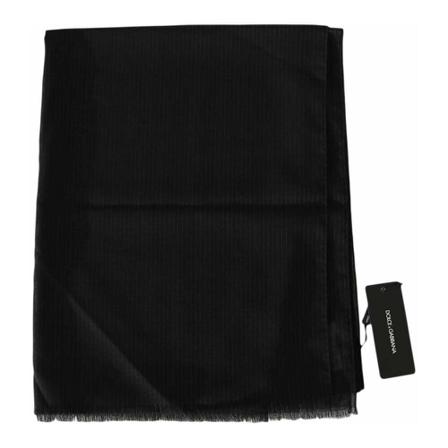Dolce & Gabbana Silky Scarves Sort, Herre Halstørklæder og Tørklæder, Størrelse: ONE Size
