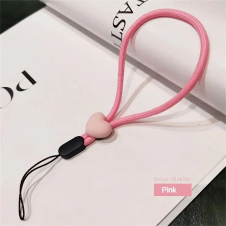 Mobiltelefon Phone Strap Elastik Mobiltelefon Lanyard PINK