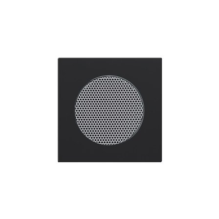 ABB Impressivo Centrumplatta för högtalarinsats Antracit, Strömbrytare & vägguttag