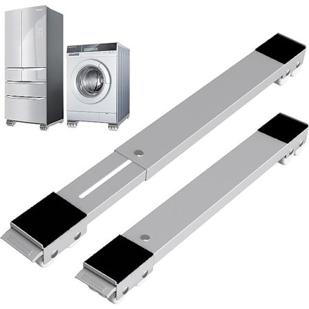 Stativ for vaskemaskin med brems, justerbar mobil base, for