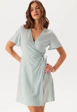 Pieces-Pctala New Ss Wrap Dress-XL
