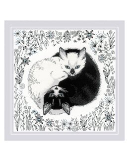 Broderikit Billede Ying & Yang - Riolis