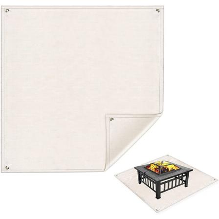 Ulkoilmaretkeilytarvikkeet, palonkestävät puskuripeitteet, palonkestävät suojamatot, lasikuitu 80*80cm